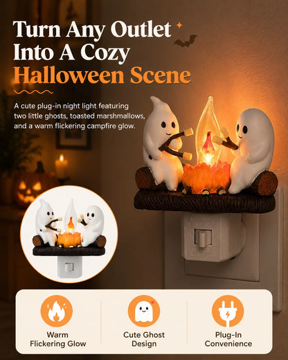 Ghost Campfire Nightlight