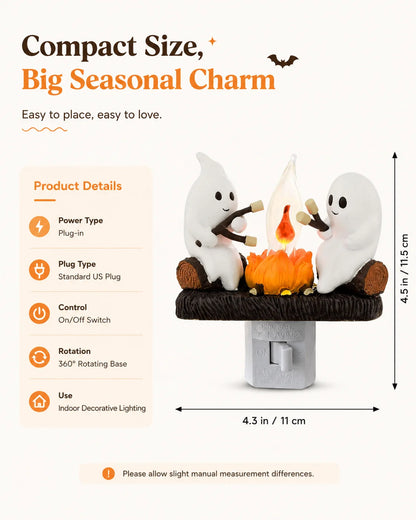 Ghost Campfire Nightlight